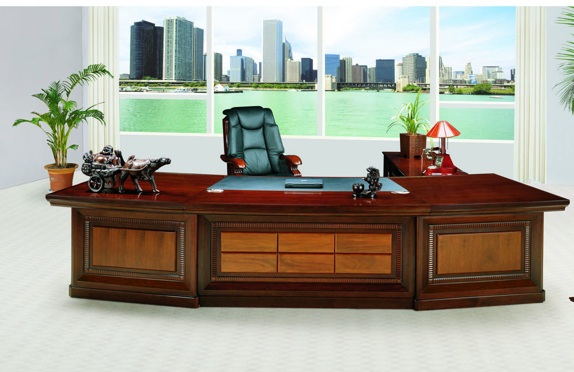 Office Desk|Classical Executive Desk|Office Furniture|Classical Executive Desk|实木大班台|实木大班桌|大班台|大班桌
