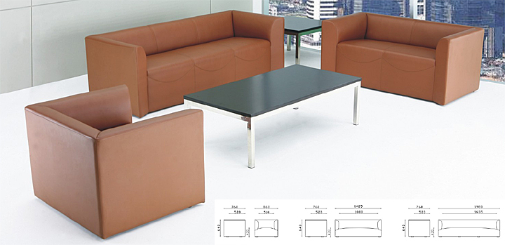 Office Sofa|Traditional Leather Sofa|Office Furniture|Traditional Leather Sofa|真皮沙发