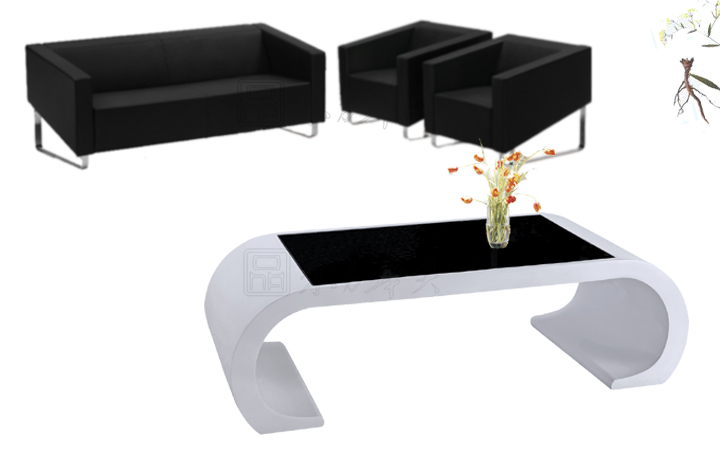 Office Sofa|Glass Tea Table|Office Furniture||��ɫ�輸